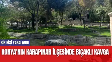 Konya'nın Karapınar İlçesinde Bıçaklı Kavga: Bir Kişi Yaralandı