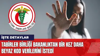 Tabirler Birliği Bakanlıktan bir kez daha Beyaz Kod verilerini istedi