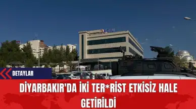 Diyarbakır'da Operasyon: İki Ter*rist Etkisiz Hale Getirildi