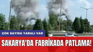 Sakarya'da Oba makarna fabrikasında patlama! Çok sayıda yaralı var