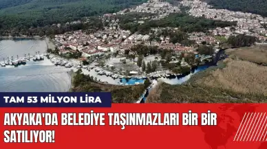 Akyaka'da belediye taşınmazları bir bir satılıyor! Tam 53 milyon lira