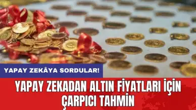 Yapay zekadan altın fiyatları için çarpıcı tahmin