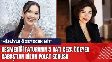 Kesmediği faturanın 5 katı ceza ödeyen Kabaş’tan Dilan Polat sorusu