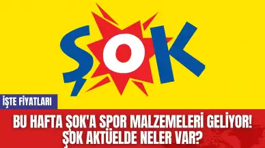 Bu Hafta ŞOK'a Spor Malzemeleri Geliyor! ŞOK Aktüelde Neler Var?