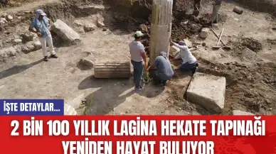 2 Bin 100 Yıllık Lagina Hekate Tapınağı Yeniden Hayat Buluyor