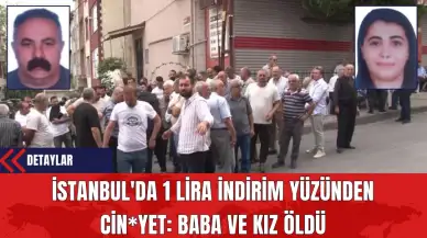 İstanbul'da 1 Lira İndirim Yüzünden Cin*yet: Baba ve Kız Öldü