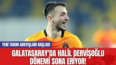 Galatasaray'da Halil Dervişoğlu dönemi sona eriyor! Yeni takım arayışları başladı