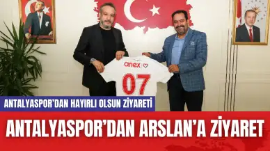 Antalyaspor’dan Arslan’a ziyaret