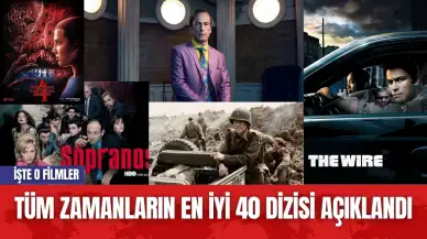 Tüm zamanların en iyi 40 dizisi açıklandı! İşte sıralama