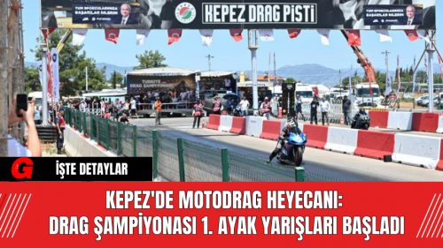 Kepez'de Motodrag Heyecanı: Drag Şampiyonası 1. Ayak Yarışları Başladı