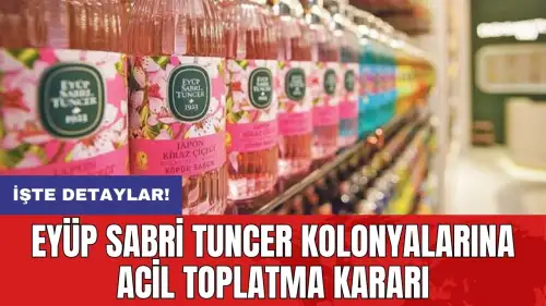 Eyüp Sabri Tuncer kolonyalarına acil toplatma kararı