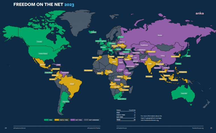 İnternette Özgürlük Raporumuz Kırık  7