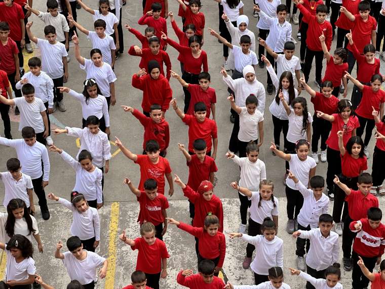 Bağlar'da coşkulu 100.yıl koreografisi! 9