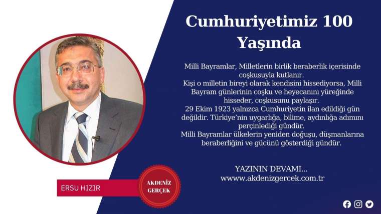 Cumhuriyetimiz 100 Yaşında