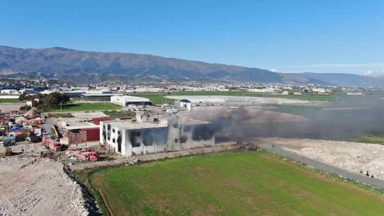 Hatay Antakya'da fabrika yangını! 7