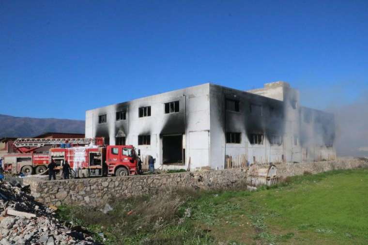 Hatay Antakya'da fabrika yangını! 3