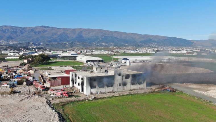 Hatay Antakya'da fabrika yangını! 5