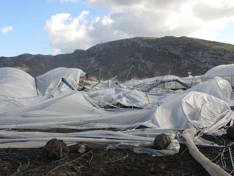 Hatay Samandağ'da hortum seraları vurdu! Zarar 1 milyon 1