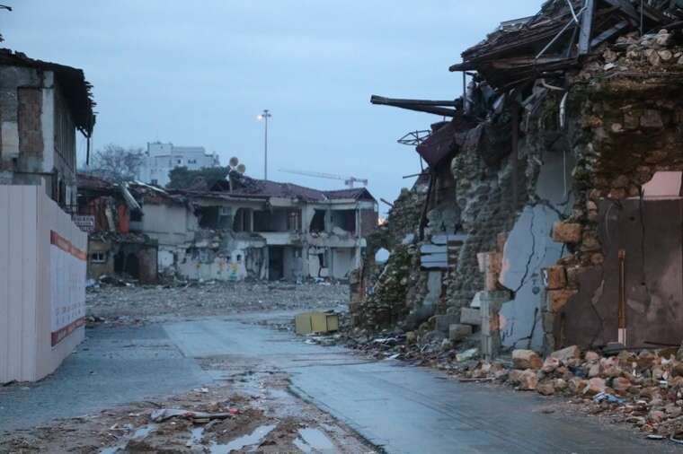 Drone Görüntüleri Depremin Ardından Antakya'nın Kalbindeki Dehşeti Ortaya Koydu 7