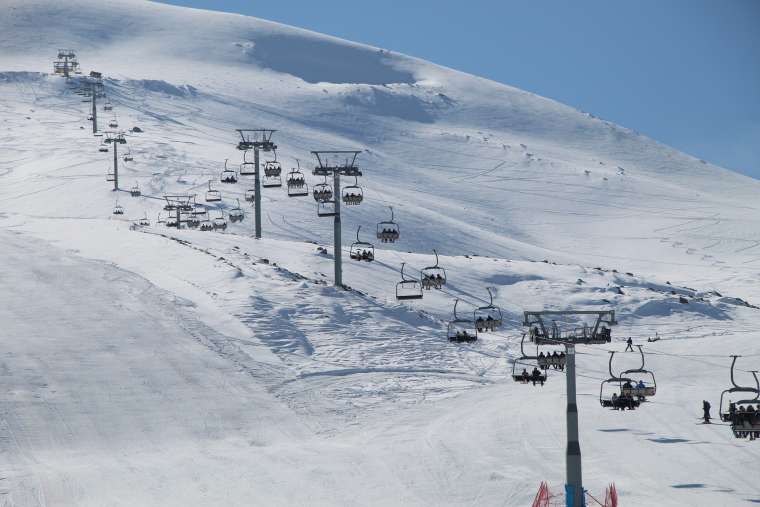 Hesarek Kayak Merkezi'ni 3 Hafta İçinde 25 Bin Kişi Ziyaret Etti 7