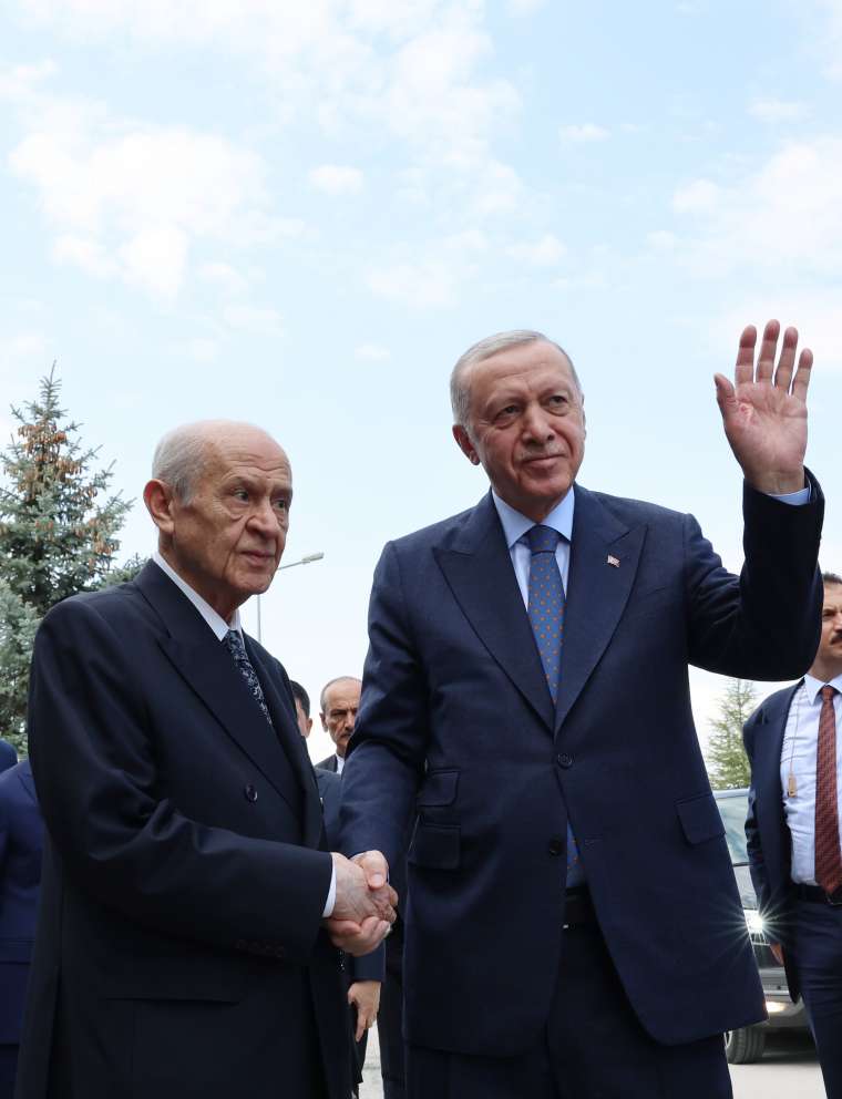 Erdoğan, Bahçeli'yi evinde ziyaret etti 4