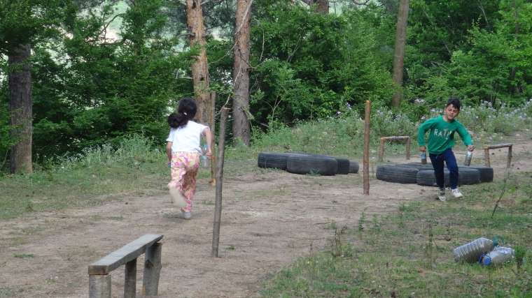 Ormanlık alanda 'Köyvayvır' adında spor parkuru oluşturuldu 3