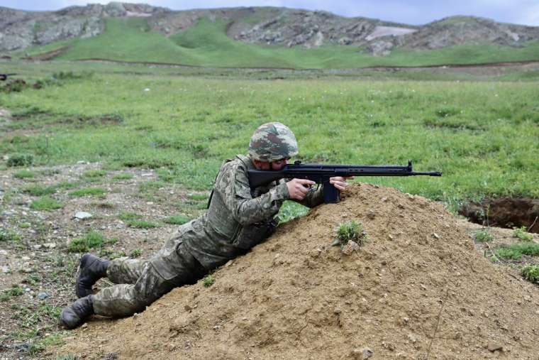 Hudut Kartalları bayramda da sınır nöbetinde 1