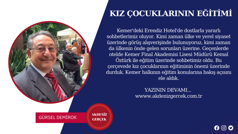 KIZ ÇOCUKLARININ EĞİTİMİ