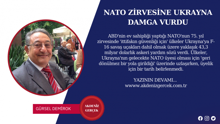 NATO ZİRVESİNE UKRAYNA DAMGA VURDU