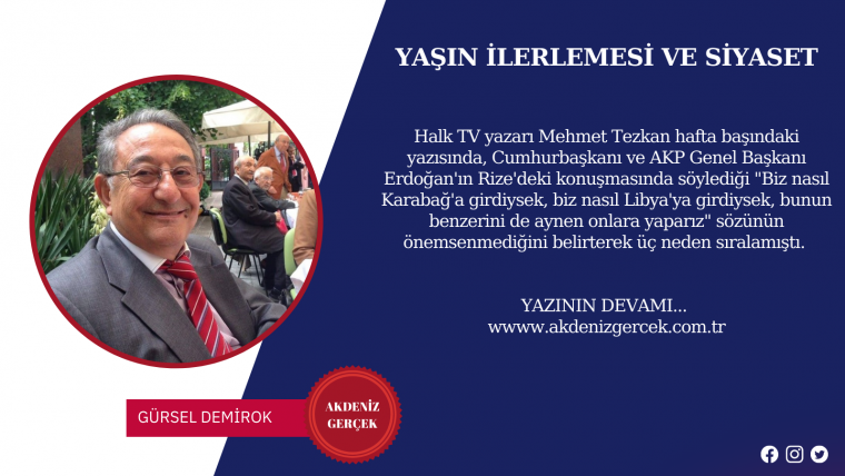 YAŞIN İLERLEMESİ VE SİYASET