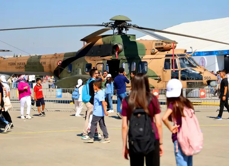 Heyecanın doruğa çıktığı Adana TEKNOFEST'ten çarpıcı görüntüler 9