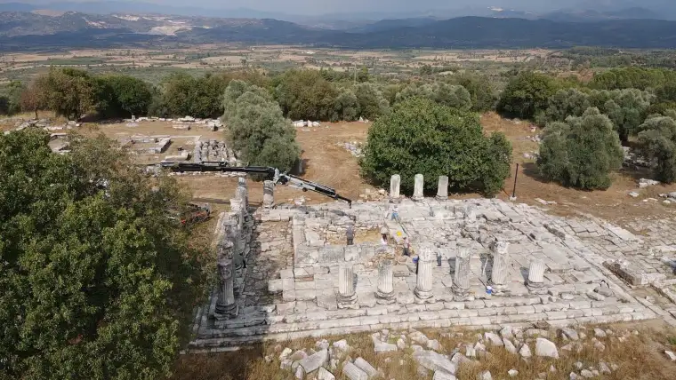 2 Bin 100 Yıllık Lagina Hekate Tapınağı Yeniden Hayat Buluyor 13