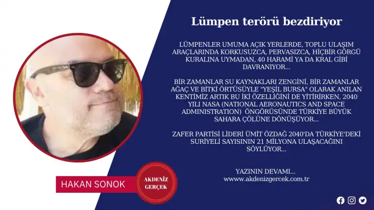 Lümpen terörü bezdiriyor