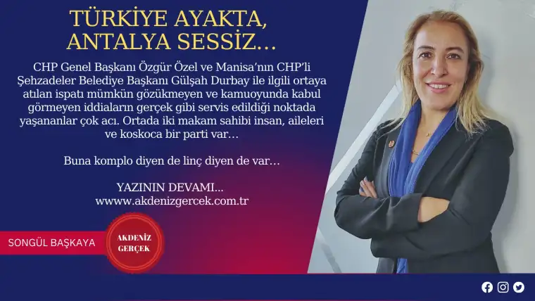 Türkiye ayakta, Antalya sessiz…