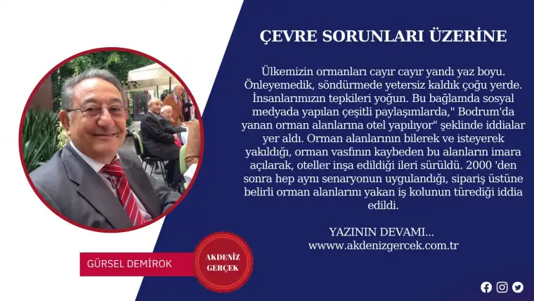 ÇEVRE SORUNLARI ÜZERİNE