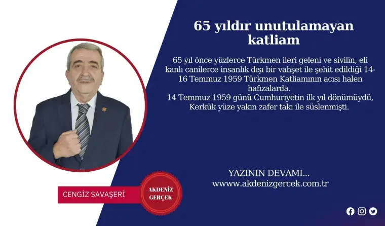 65 yıldır unutulamayan katliam