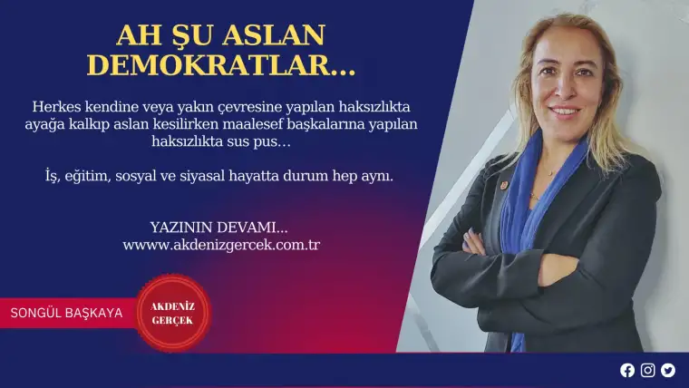 Ah şu aslan demokratlar…