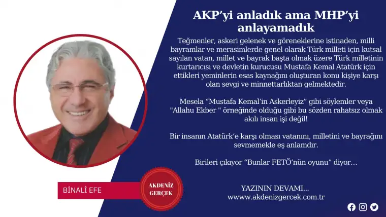 AKP’yi anladık ama MHP’yi anlayamadık