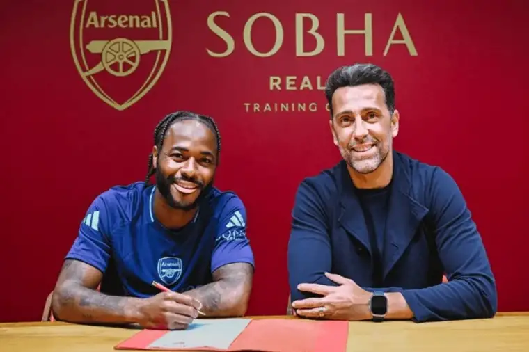 Arsenal Raheem Sterling'i Sezon Sonuna Kadar Kiraladı