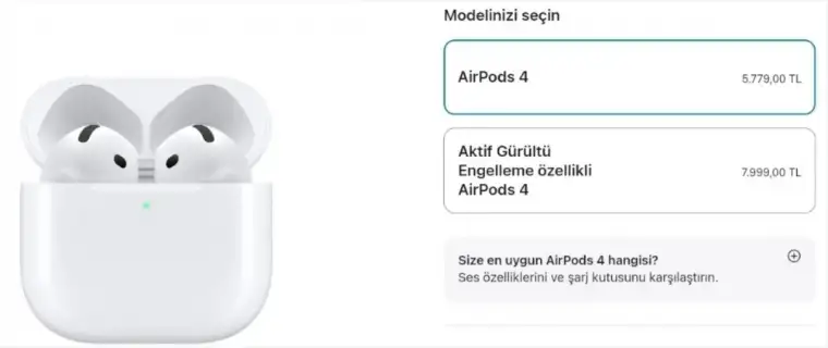 Apple AirPods 4 Satışa Sunuluyor: Fiyatları Belli Oldu 