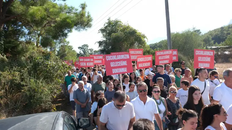 Kemer'de Kındılçeşme İsyanı! Alan Halka Açılsın Talebi