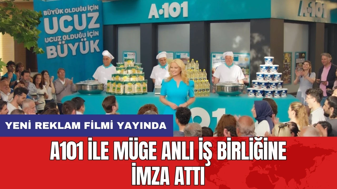 A101 ile Müge Anlı iş birliğine imza attı: Yeni reklam filmi yayında