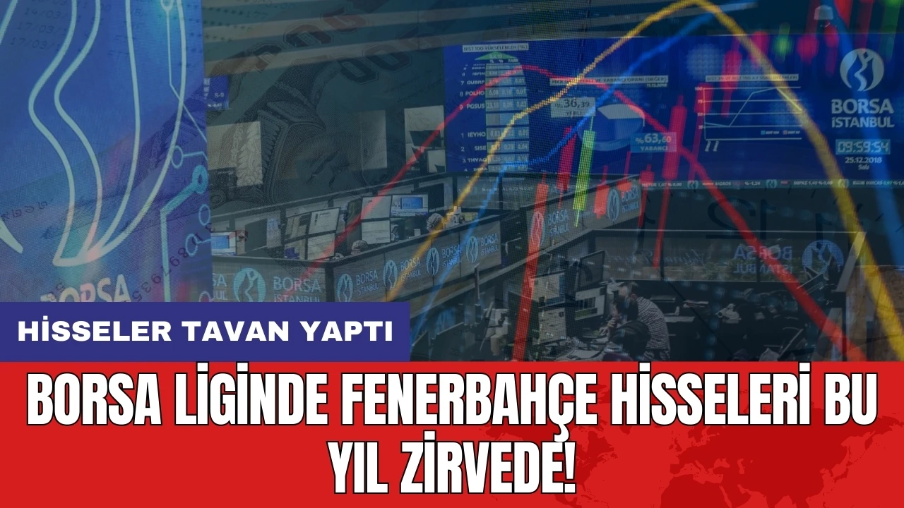 Borsa liginde Fenerbahçe hisseleri bu yıl zirvede!