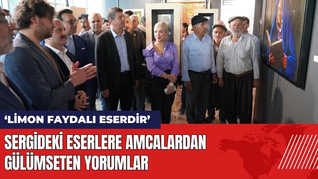 Sergideki eserlere amcalardan gülümseten yorumlar!