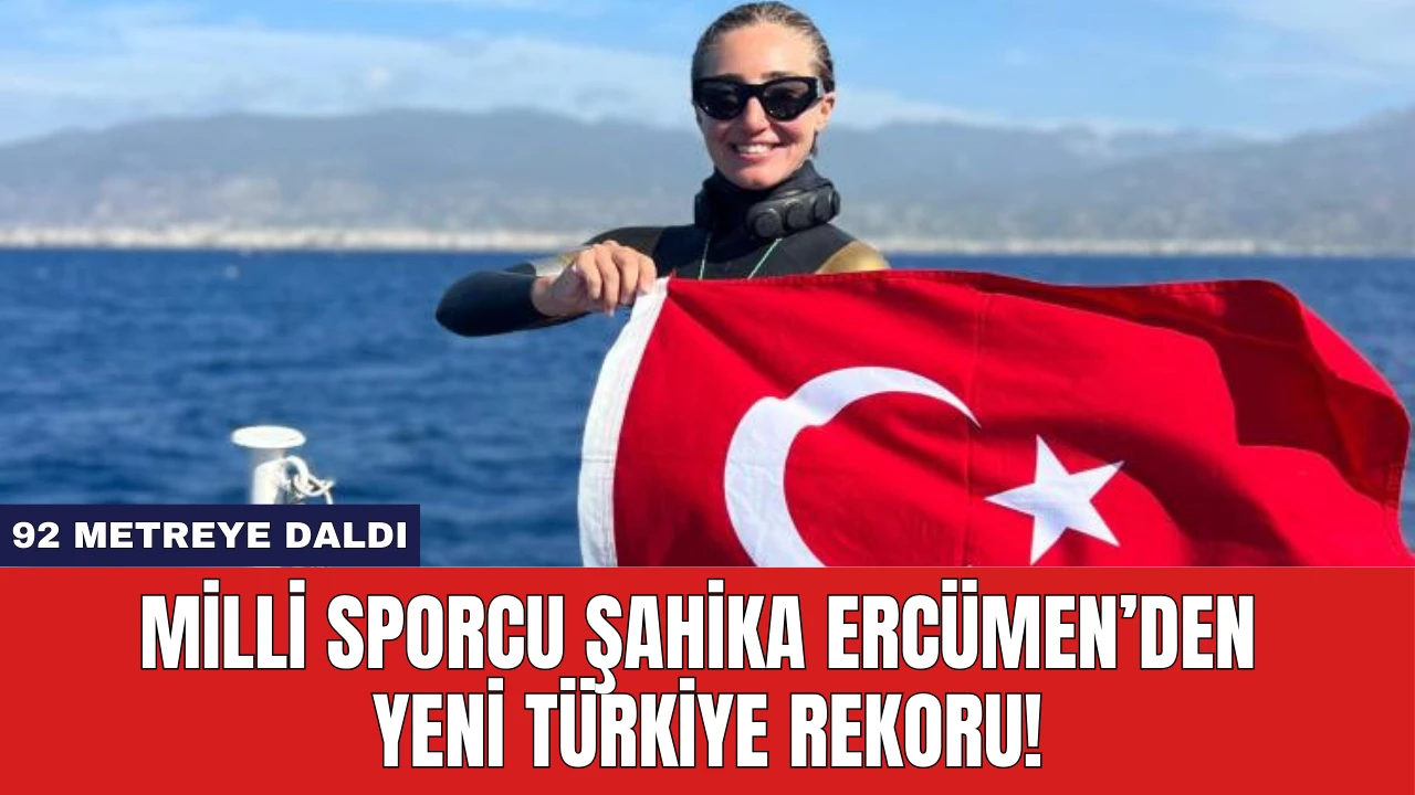 Milli Sporcu Şahika Ercümen’den Yeni Türkiye Rekoru!