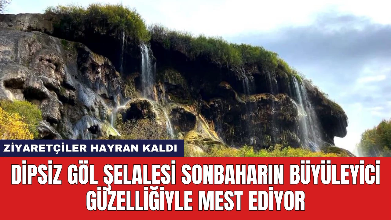 Dipsiz Göl Şelalesi Sonbaharın Büyüleyici Güzelliğiyle Mest Ediyor