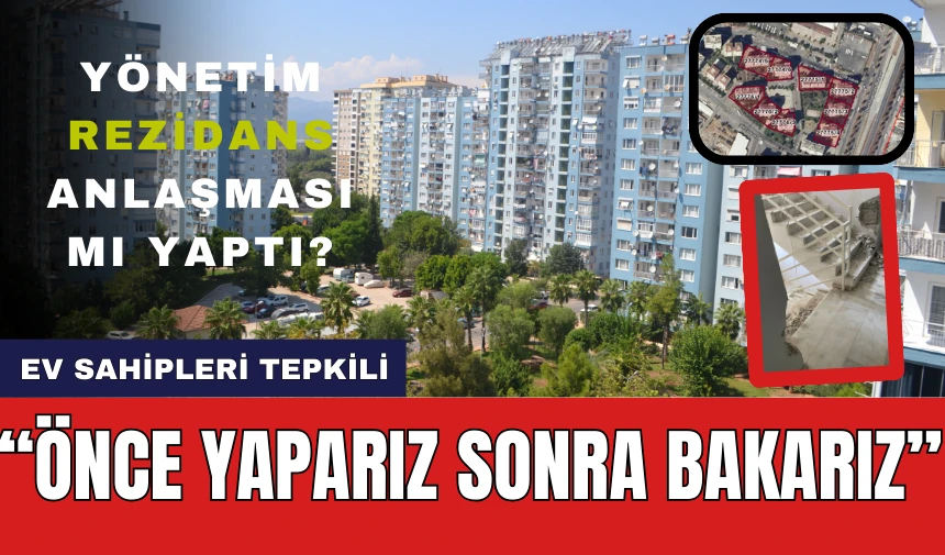 Menzil Sitesi'nde Rezidans Polemiği! Ev Sahipleri Yönetime Tepkili