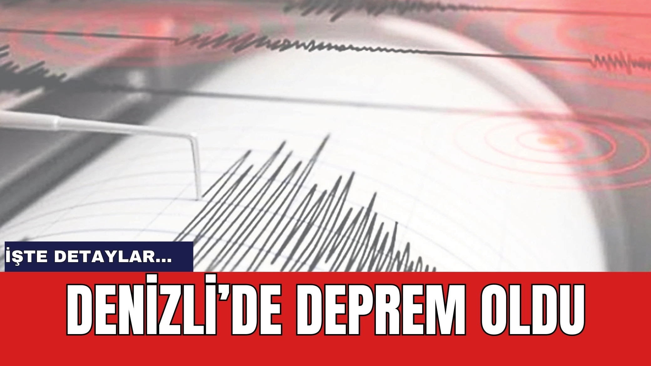 Denizli'de deprem oldu