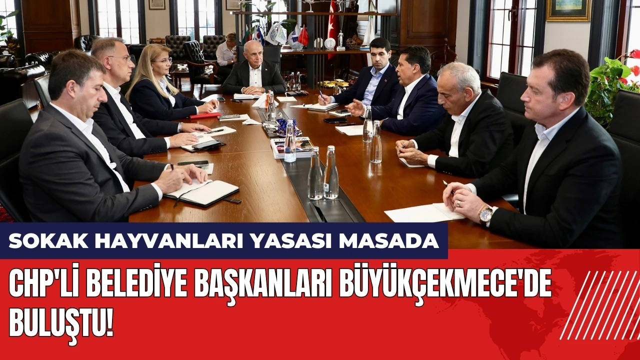 CHP'li Belediye Başkanları Büyükçekmece'de buluştu!