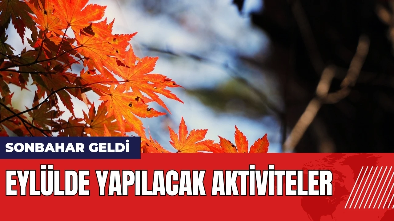 Sonbahar Geldi: Eylülde yapılacak aktiviteler